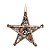 Estrela de Pinhas Chaléa Bege 30cm - Imagem 1