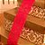 Fita de Natal Folhas Vermelho 6,3cm - 1 Un - Imagem 2