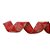 Fita de Natal Juta Flores Vermelho e Ouro 3,8cm (Fita para Presente) - 1 Un - Imagem 2