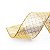 Fita de Natal Losangos Ouro 3,8cm (Fita para Presente) - 1 Un - Imagem 2