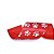 Natal Pet - Fita Patinhas Vermelho e Branco 6,3cm - 1 Un - Imagem 1