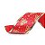 Fita de Natal Pinheiros Vermelho e Ouro 6,3cm - 1 Rolo - Imagem 4