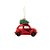Fusca Árvore de Natal para Pendurar Vermelho (Traditional Christmas) - 3 Un - Imagem 1