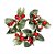 Mini Guirlanda de Natal Folhas / Cogumelo Verde Bandeira e Vermelho (Magic Forest) - 1 Un - Imagem 1