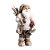 Boneco de Papai Noel em Pé com Saco de Presente Branco e Marfim de 65cm - Imagem 1
