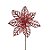 Poinsettia 14 Pétalas Vazadas Vermelho 20cm - 6 Un - Imagem 1