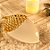 Prato de Natal Decorativo Noz Ouro e Branco 10cm (Glam) - 2 Un - Imagem 3
