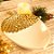 Prato de Natal Decorativo Noz Ouro e Branco 20cm (Glam) - Imagem 2