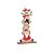 Rena de Natal Boneco Noel em Madeira Vermelho e Bege 35cm - Imagem 1