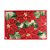 Tapete de Natal com Poinsettias Vermelho e Verde 50X70cm (Living) - 2 Un - Imagem 1