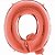 Balão Metalizado Letra Q Rose Gold 14'' / 35 cm - Imagem 1