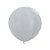 Balão Látex Satin Prata 36" / 91cm - 2 Un - Imagem 1