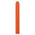 Balão Látex Twist Fashion Laranja 260'' / 5x150cm - 50 Un - Imagem 1