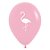 Balão Látex Impressão 2 Lados Fashion Flamingo Sortido 12" / 30cm - 50 Un - Imagem 1