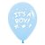 Balão Látex Impressão 2 Lados Fashion It'S A Boy Azul Claro 12" / 30cm - 50 Un - Imagem 1