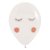 Balão Látex Impressão 2 Lados Fashion Carinha Unicórnio 12" / 30cm - 50 Un - Imagem 1