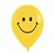 Balão Látex Impressão 2 Lados Fashion Carinha Feliz Amarela 12" / 30cm - 12 Un - Imagem 2