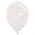 Balão Látex Impressão 360 Cristal Filigree Transparente 12" / 30cm - 12 Un - Imagem 1