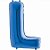 Balão Metalizado Letra L Azul 40'' / 101cm - Imagem 2