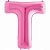 Balão Metalizado Letra T Pink 40'' / 101cm - Imagem 1