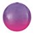 Balão Bolha Metal Degrade Roxo 18" / 45cm - Imagem 1