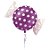 Balão Metalizado Candy Pão Roxo 18" / 45cm - Imagem 2