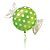 Balão Metalizado Candy Pão Verde 18" / 45cm - Imagem 1