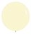 Balão Gigante Látex Pastel Mate Amarelo 24" / 60cm - 3 Un - Imagem 1