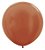 Balão Gigante Látex Metal Cobre 24" / 60cm - 3 Un - Imagem 1