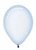 Balão Látex Cristal Pastel Azul 12" / 30cm - 50 Un - Imagem 1