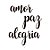 Lettering Transfer para Balão Amor Paz Alego G 32X28 cm - Imagem 1
