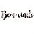 Lettering Transfer para Balão Bem Vindo Branco G 32X28 cm - Imagem 1