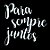Lettering Transfer para Balão para Sempre Juntos Branco G 32X28 cm - Imagem 1