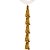 Adereço para Balão Franja Tassel Plástico Dourado 25X35 cm - Imagem 1