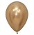 Balão Látex Reflex Dourado 12" / 30cm - 50 Un - Imagem 1