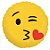Balão Metalizado Redondo Emoji Beijo 18" / 45cm - Imagem 1