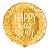 Balão Metalizado Redondo Happy New Year Dourado 18" / 45cm - Imagem 1