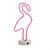 Silhueta de Led Flamingo Rosa 14x10x32 - Imagem 1