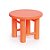 Banco Redondo Laranja Neon Médio 15x15x12 - Imagem 1