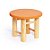 Banco Redondo Laranja Médio 15x15x12 - Imagem 1