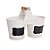 Cachepot Duplo Branco - 1 Unidade - Imagem 1