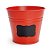 Cachepot Vermelho Médio - 1 Unidade - Imagem 1