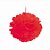 Pompom Vermelho 30 cm - 2 Peças - Imagem 1