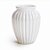 Vaso Decorativo Oval Branco 10x13,5 - Imagem 1