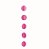 Cortina Decorativa Bolas Rosa 3 metros - Imagem 1