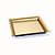 Bandeja Decorativa Quadrada Glitter Dou 25x25x2,5 - Imagem 1