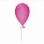 Balão de Vidro Fosco Rosa 9x15 - Imagem 1