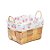 Cestinha de Vime Floral 16x10x12 - Imagem 1