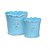 Kit Vaso de Cerâmica Decorativo Azul para Médio - 2 peças - Imagem 1
