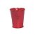 Vaso de Cerâmica Decorativo Vermelho Grande 13,6x16 - Imagem 1